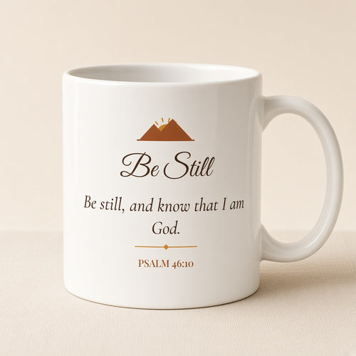 Psalm 46:10 Mug – Be Still, and Know